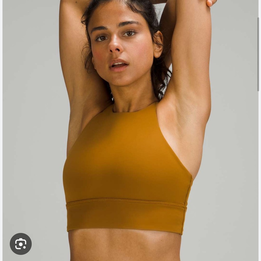 Lulu lemon yellow mustard sports bra